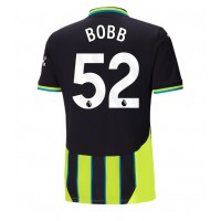 Maglie da calcio Manchester City Oscar Bobb #52 Seconda Maglia 2024-25 Manica Corta